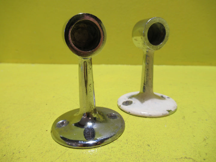 Small Chrome towel Rail Ends   45H x 20W x 60D