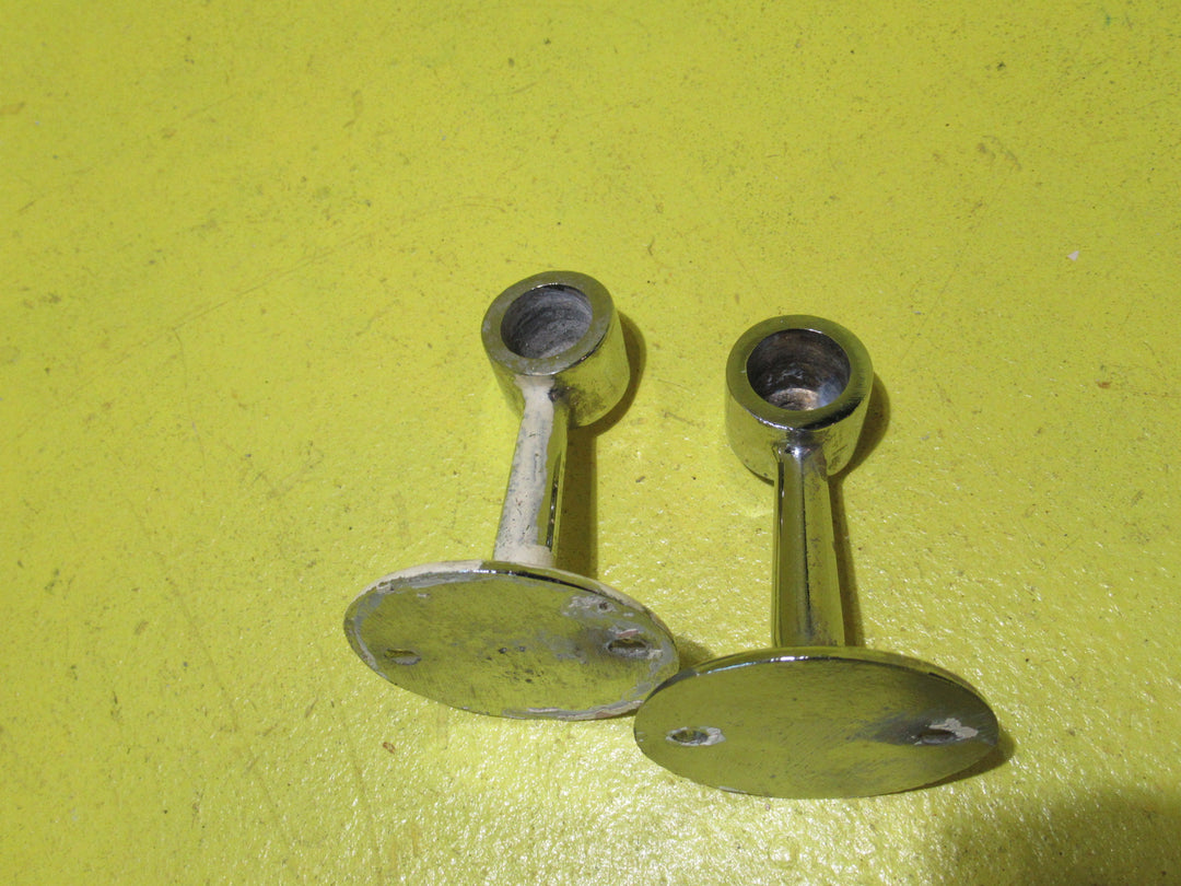 Small Chrome towel Rail Ends   45H x 20W x 60D