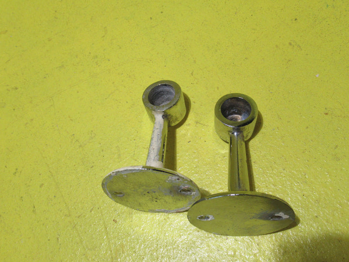 Small Chrome towel Rail Ends   45H x 20W x 60D