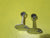 Small Chrome towel Rail Ends   45H x 20W x 60D