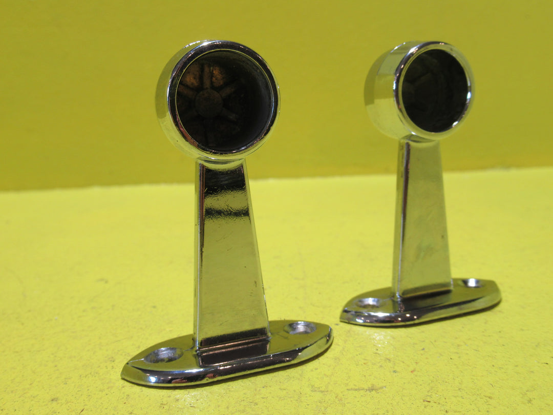 Small Chrome towel Rail Ends   45H x 20W x 60D