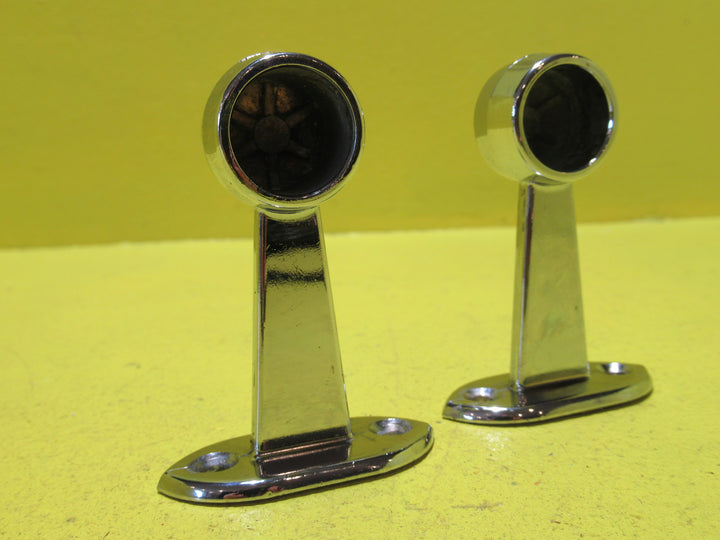 Small Chrome towel Rail Ends   45H x 20W x 60D