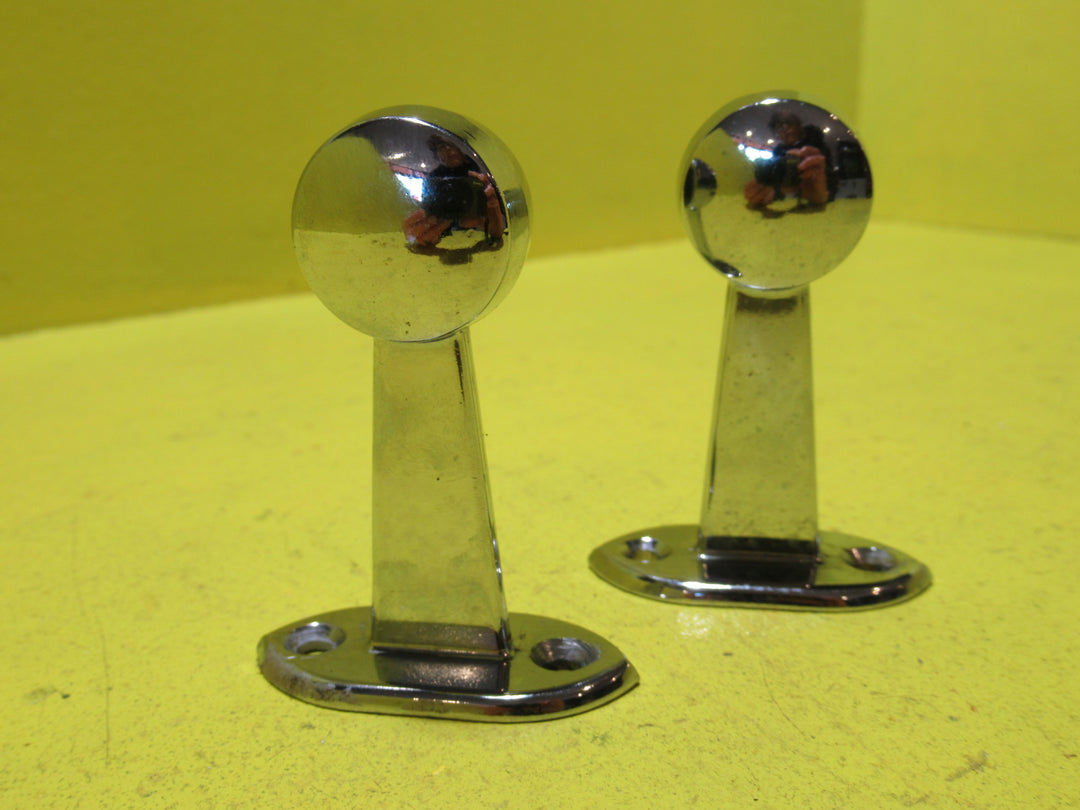 Small Chrome towel Rail Ends   45H x 20W x 60D
