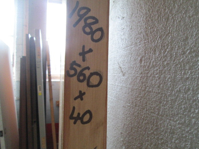 Narrow Hollow Core Hallway Door(1980H x 560W x 40D)