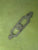 Brass Gothic Draw Plate 130L x 30W