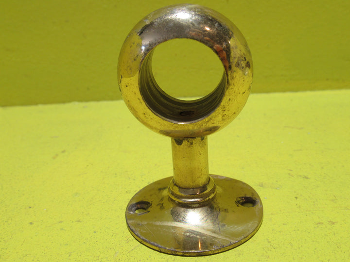 Reproduction Brass Curtain Rail Holder   75D x 50W