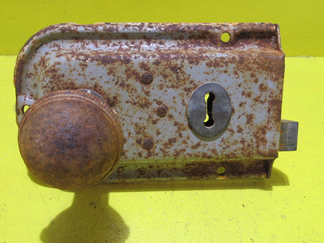 Skirted Rim Lock with Handles   160W x 100H x 27D