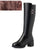DIMANYU Women Winter Genuine Leather Wool High Heel High Boots