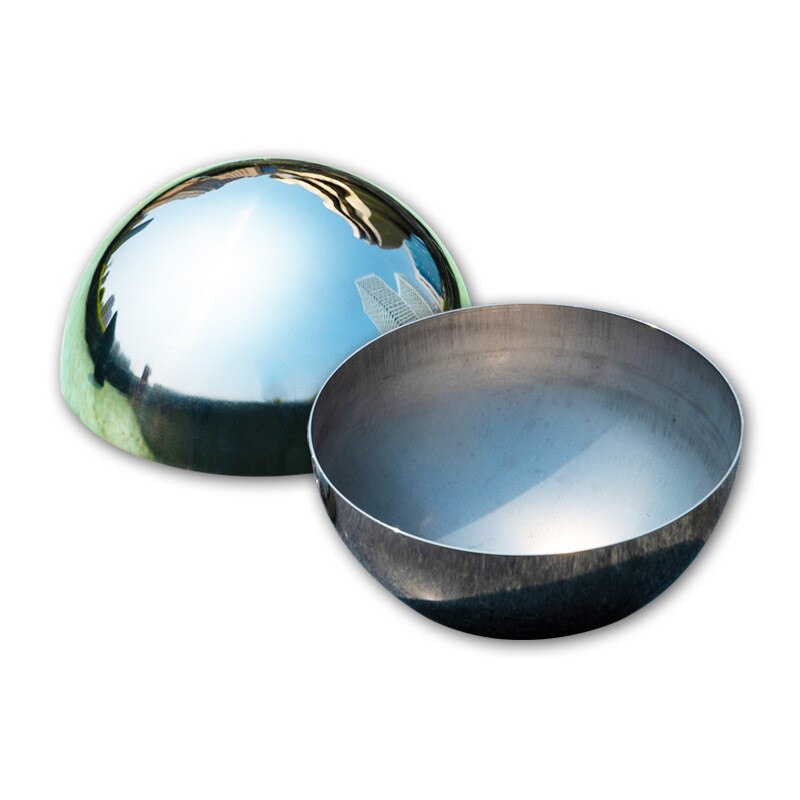 Diameter 19mm-600mm 304 material 1.5mm thick stainless steel hemispherical mirror hollow Garden Art