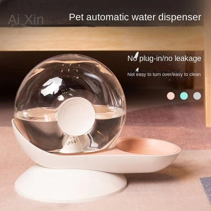 Snails Bubble Automatic Cat/Dog Water Bowl Fountain Dispenser  Drinking Bowl