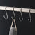Set of 10 S Stainless Steel Suspension Hooks for Kitchen Cookware or Butcher Meat
