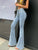 Flare Jeans Pants Women Vintage Stretch Denim  High Waist Fashion