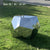 Stainless steel geometric block surface stone park Green forest square garden hotel Mall office building sculpture ornaments