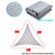 3/4*5m 5*6m 6*8m UV Protection 70% Waterproof Oxford Cloth Outdoor Sun Sunscreen Shade Sails