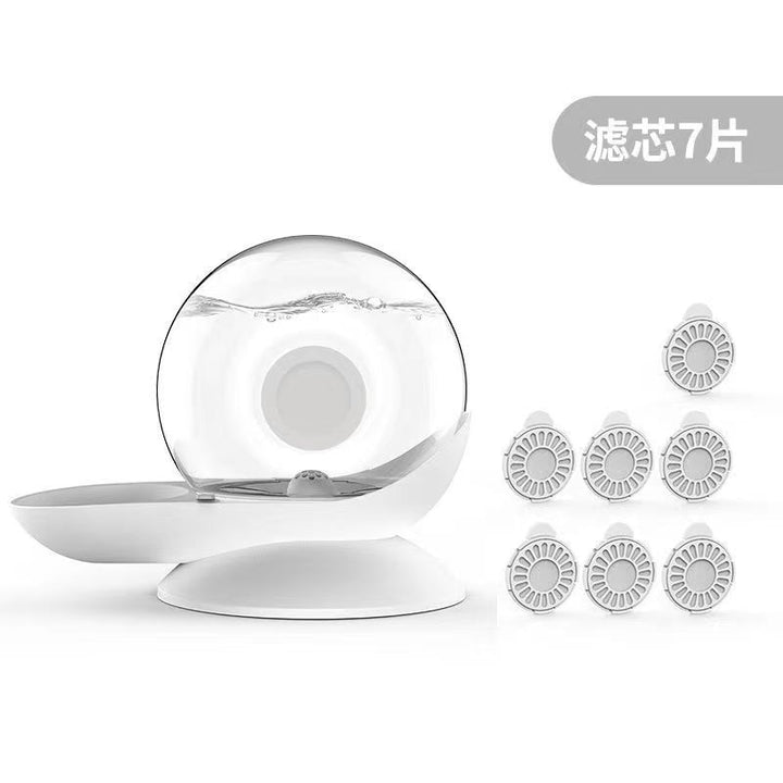 Snails Bubble Automatic Cat/Dog Water Bowl Fountain Dispenser  Drinking Bowl
