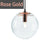 Transparent glass ball lamp modern minimalist pendant lamps.