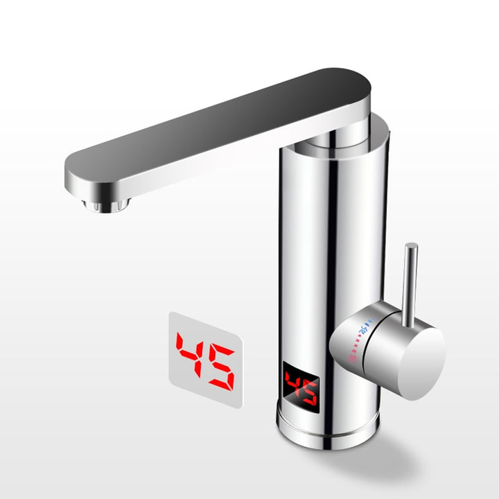 Kitchen Instant Electric Hot Water Heater  Led Faucet Luxurious  3 Seconds Fast