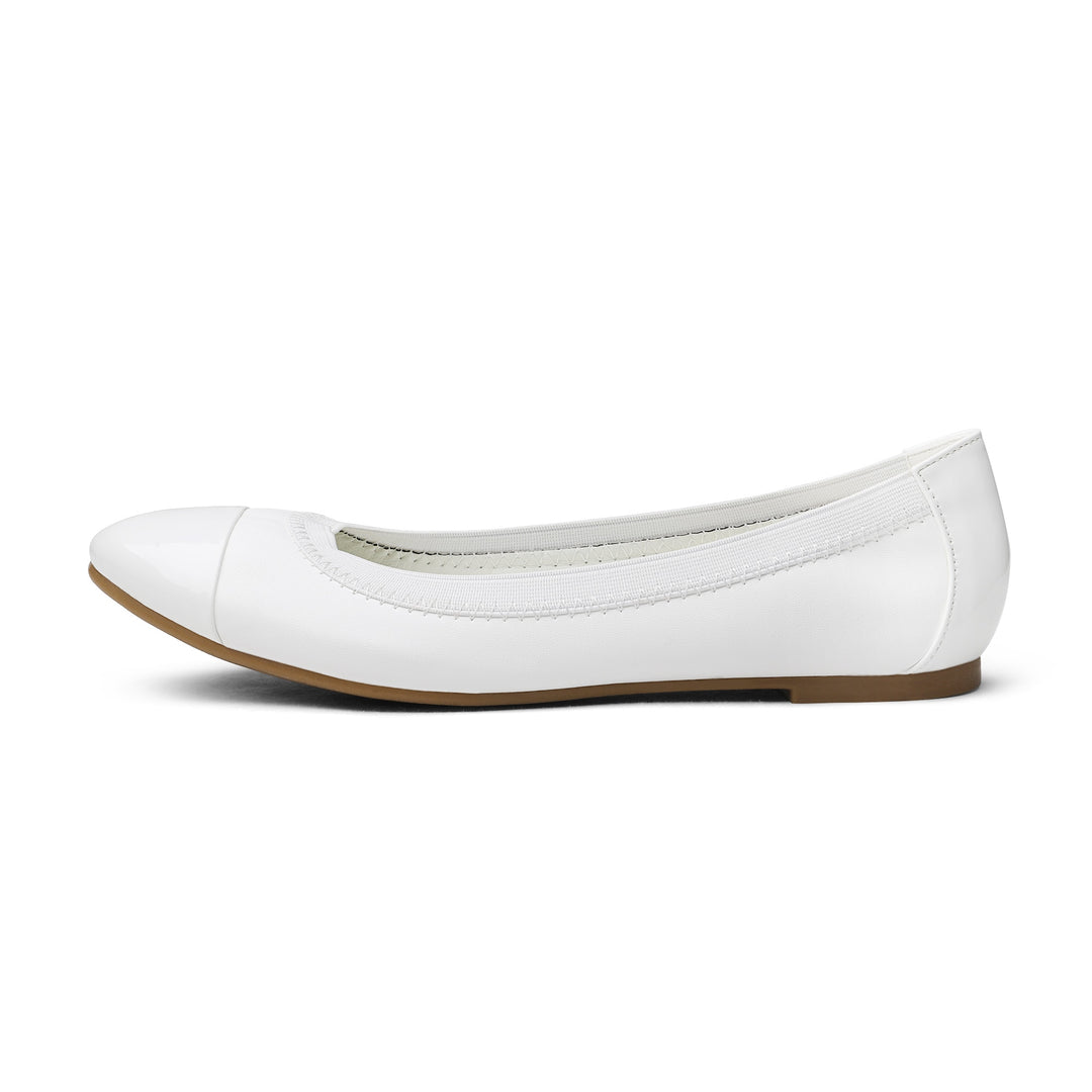 YAERNI Foldable Round Toe Women Flats  Soft Sole E727