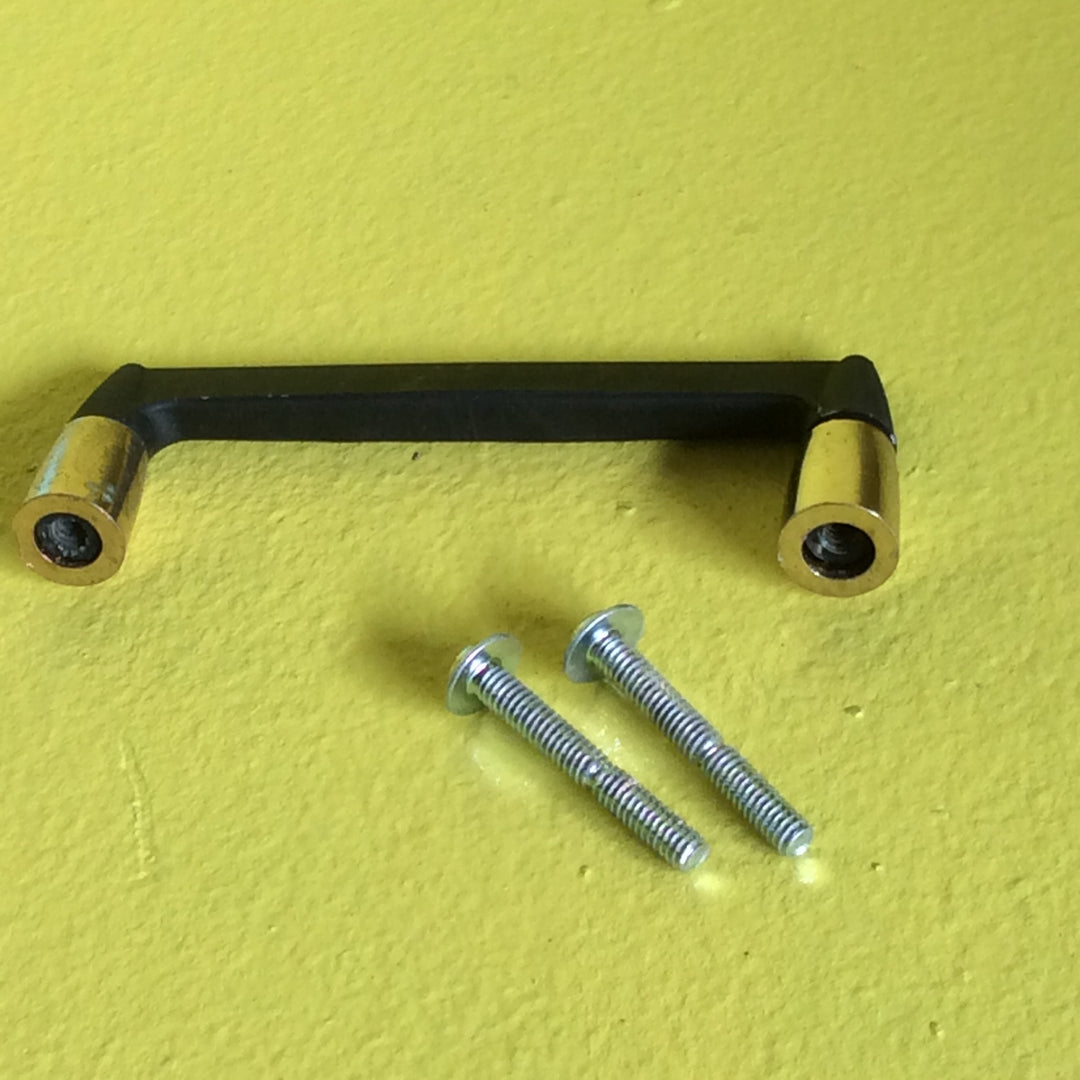 Retro Black & Gold Pull Handles