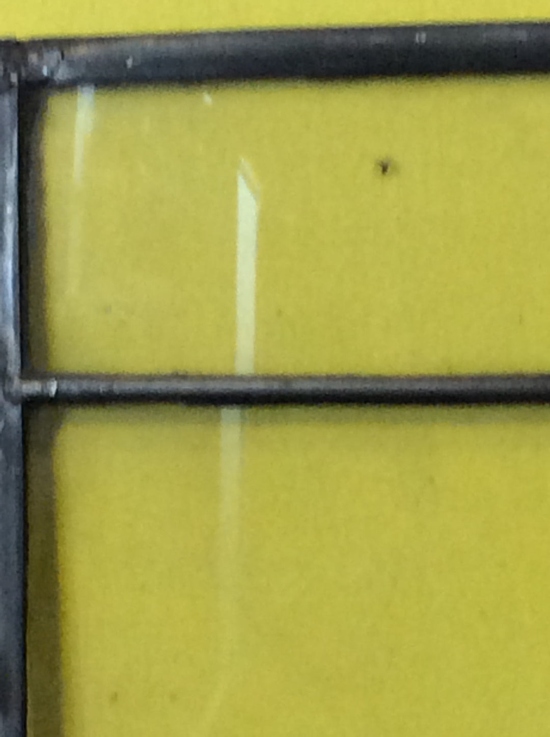 Rectangle Leadlight Panel with 1 Diamond 870H x 300W