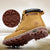 Men Steel Toe Breathable Leather Work Boot