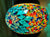 Mediterranean style Handcrafted mosaic Glass   Art Deco Turkish Mosaic Table Lamp