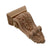 Natural Oak Wood Carved Applique, Corbel