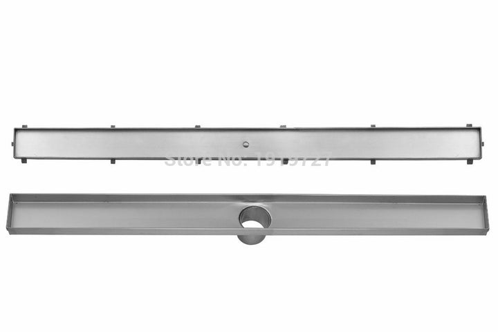 Bagnolux Super Heavy-duty Hardware Tile Insert 304# Stainless Steel Linear Shower Bathroom Grate Floor Drain/Outlet Waste