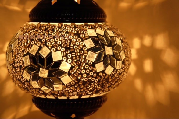 Mediterranean Turkish Mosaic Table Lamp