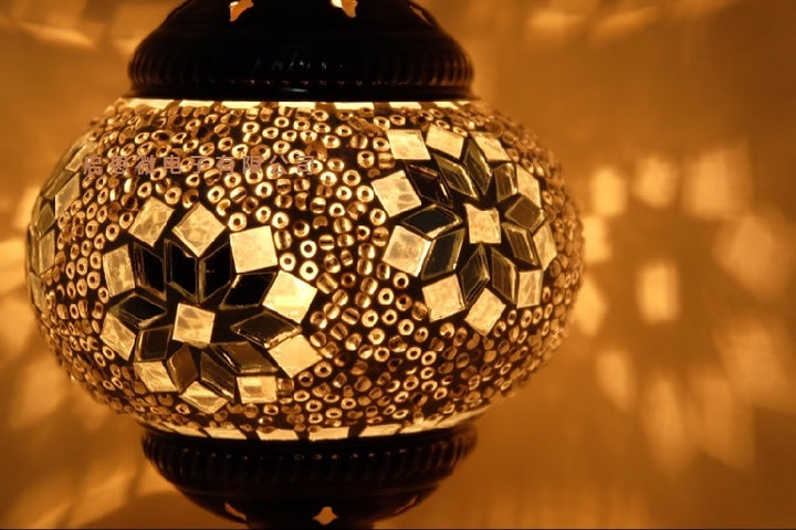 Mediterranean Turkish Mosaic Table Lamp