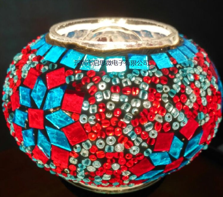 Mediterranean Turkish Mosaic Table Lamp