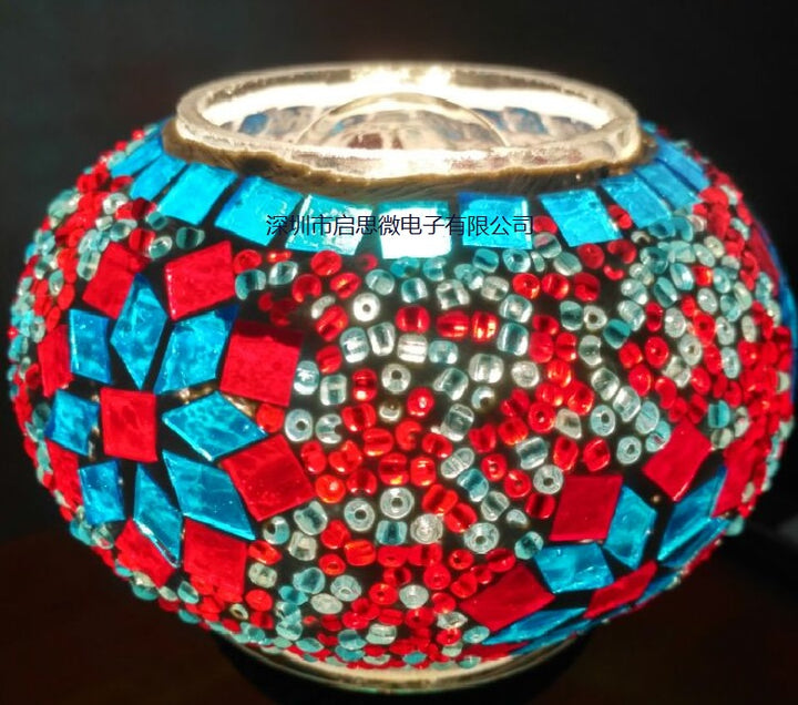 Mediterranean Turkish Mosaic Table Lamp