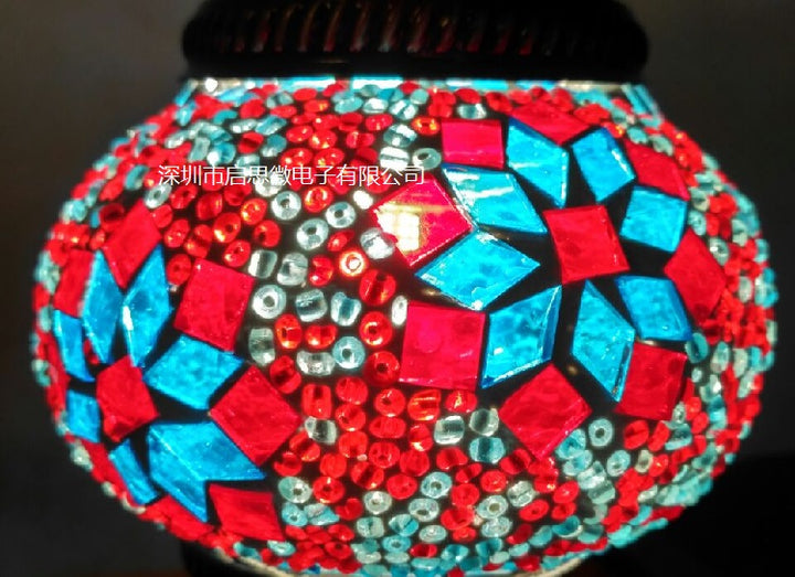 Mediterranean Turkish Mosaic Table Lamp