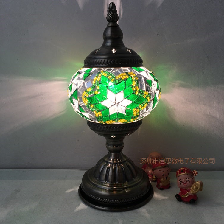 Mediterranean Turkish Mosaic Table Lamp