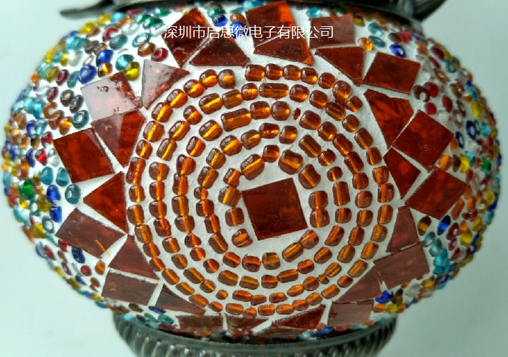 Mediterranean Turkish Mosaic Table Lamp