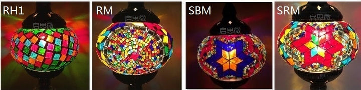 Mediterranean Turkish Mosaic Table Lamp