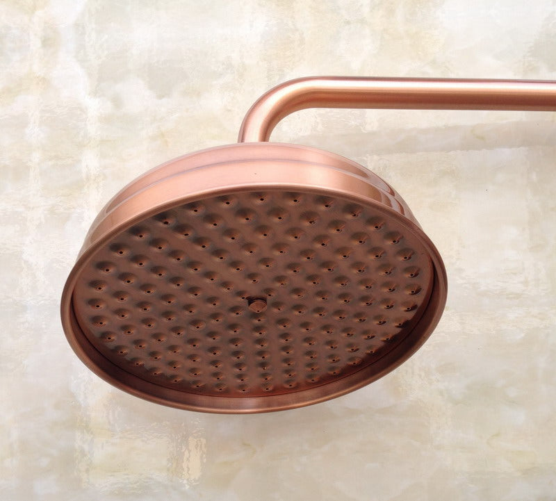 Rainfall Shower Head Antique Red Copper Shower Heads