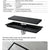 HIDEEP 30X11 Cm Anti-Odor Black-Paint Stainless Steel Linear Floor Drain