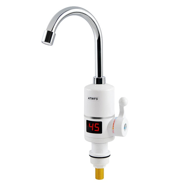 ATWFS Electric Fast Instant Water Heater Faucet with Shower & Temperature Display