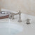 KEMAIDI Bathtub Faucet 3pcs Basin Mixer Taps