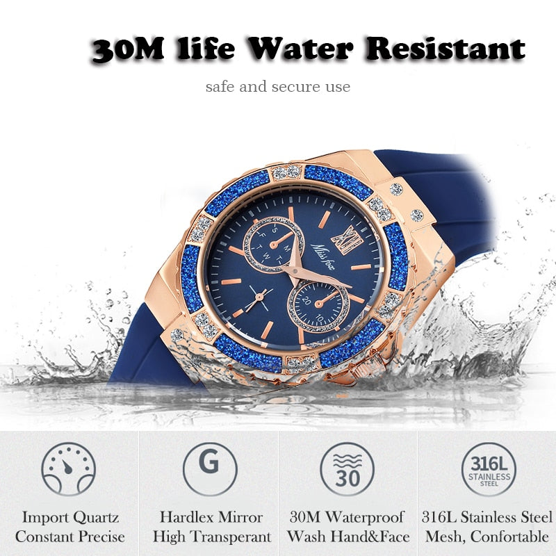 Chronograph  Sport Analog watch for Woman