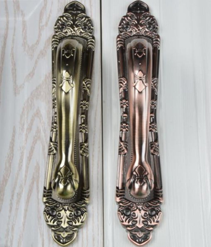 Retro Classic Anti-theft Double Door Big Pulls Large Hole Spacing Length 18cm 25cm 30cm