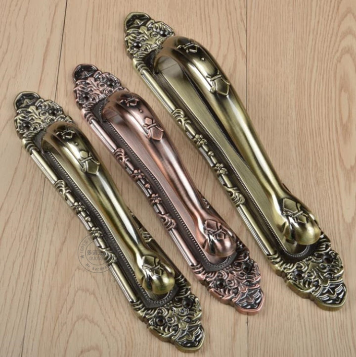 Retro Classic Anti-theft Double Door Big Pulls Large Hole Spacing Length 18cm 25cm 30cm
