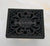 ZGRK Square Black Brass Shower  Floor Drain Cover  Grate Waste 10*10