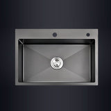 Black sink kitchen black stainless steel