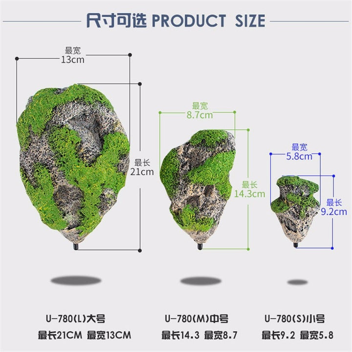 Floating Rock Suspended Artificial Stone Fish Tank Decoration