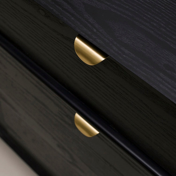 Invisible handle Drawer Pulls Kitchen Cabinet gold Knobs and Handles
