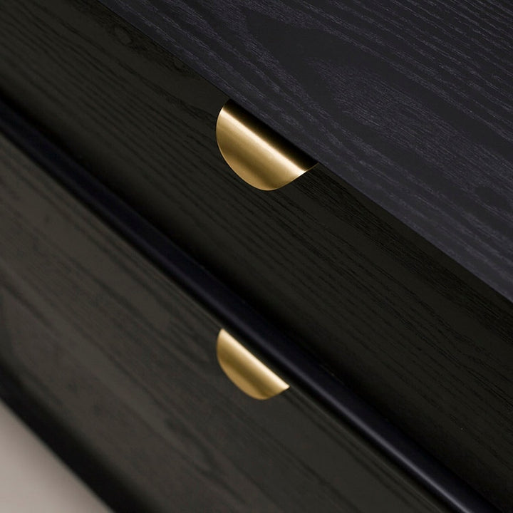 Invisible handle Drawer Pulls Kitchen Cabinet gold Knobs and Handles