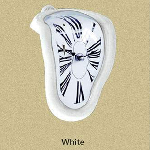 Surreal Melting Distorted Wall Clocks Surrealist Salvador Dali Style Wall Watch Decoration Gift Home Garden