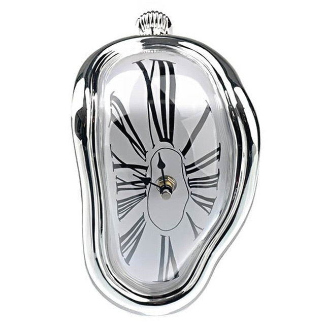 Surreal Melting Distorted Wall Clocks Surrealist Salvador Dali Style Wall Watch Decoration Gift Home Garden